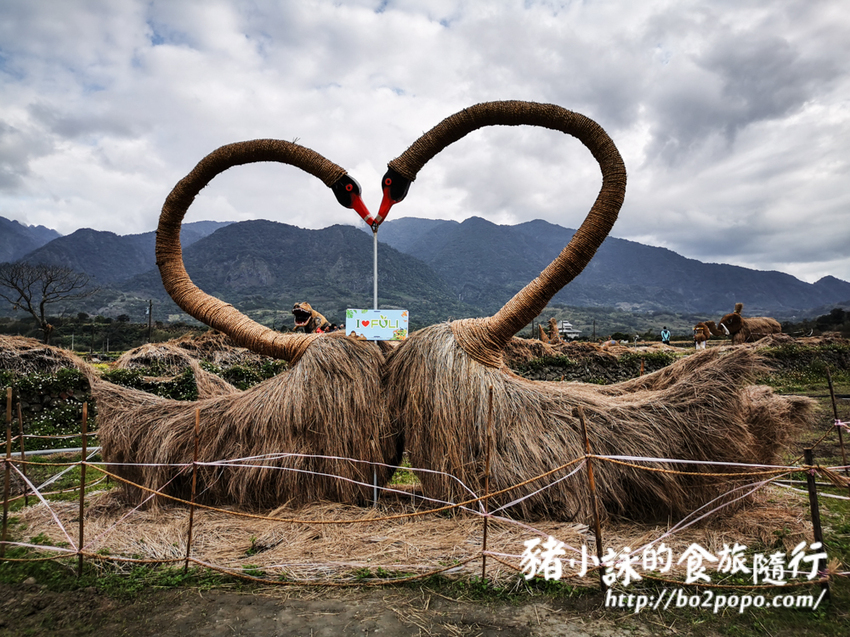 花蓮。富里》2021花蓮富里稻草藝術季，大型稻草動物可愛又好拍 - 豬小詠的食旅隨行