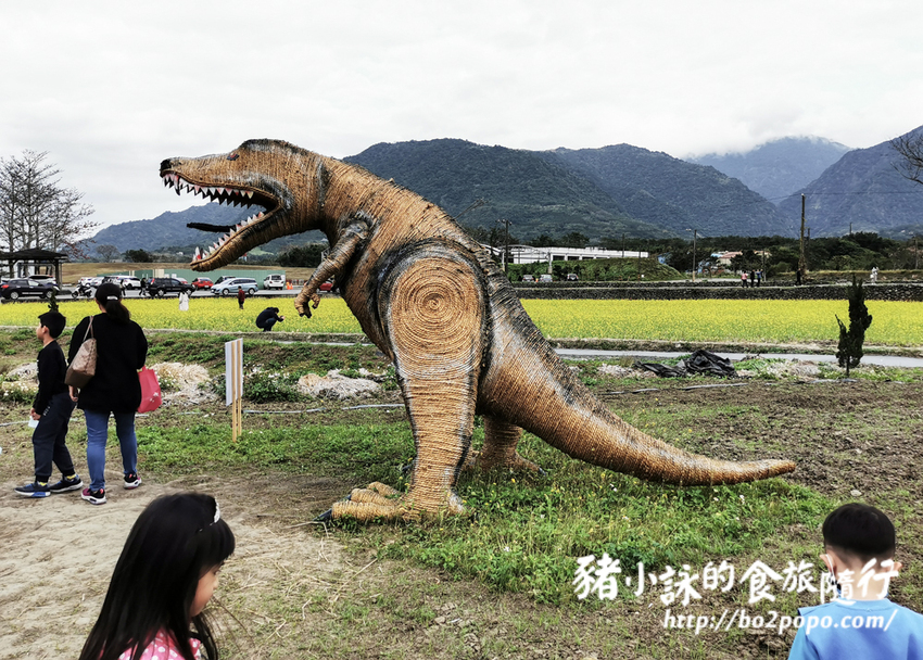 花蓮。富里》2021花蓮富里稻草藝術季，大型稻草動物可愛又好拍 - 豬小詠的食旅隨行