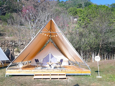 〔台中酒桶山〕蟬說:山中靜靜│豪華帳蓬Glamping 推薦 、太平山桃花源、一泊三食、營火烤棉花糖、 酒桶山秘境!