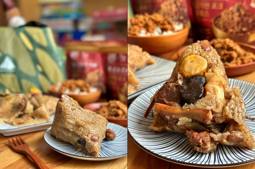 黑橋牌香腸/戎館：台南知名香腸品牌今年端午最新推出極品干貝鮑魚粽子.超大顆極品鮑魚.北海道干貝一次嚐/端午節粽子送禮推薦.端午伴手禮盒 - 進食的巨鼠