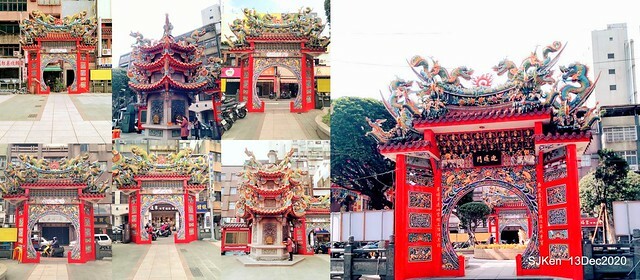 桃園大廟景福宮(Jinfung temple) at Taoyuan city, North Taiwan, SJKen,  Dec 13,2020.