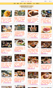 海綿飽飽的鳳梨城堡的美食牆