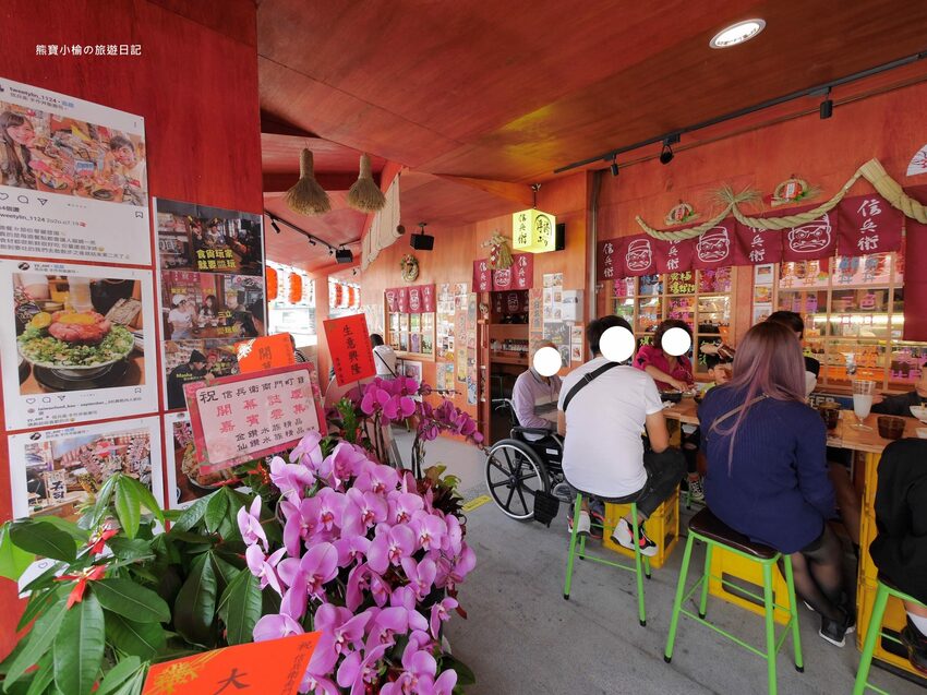 【台中南區美食】信兵衛南門町目新開幕,浮誇系爆量海鮮丼飯、握壽司、烏龍麵!超人氣日式居酒屋,內文附詳細菜單價位介紹。 @熊寶小榆の旅遊日記