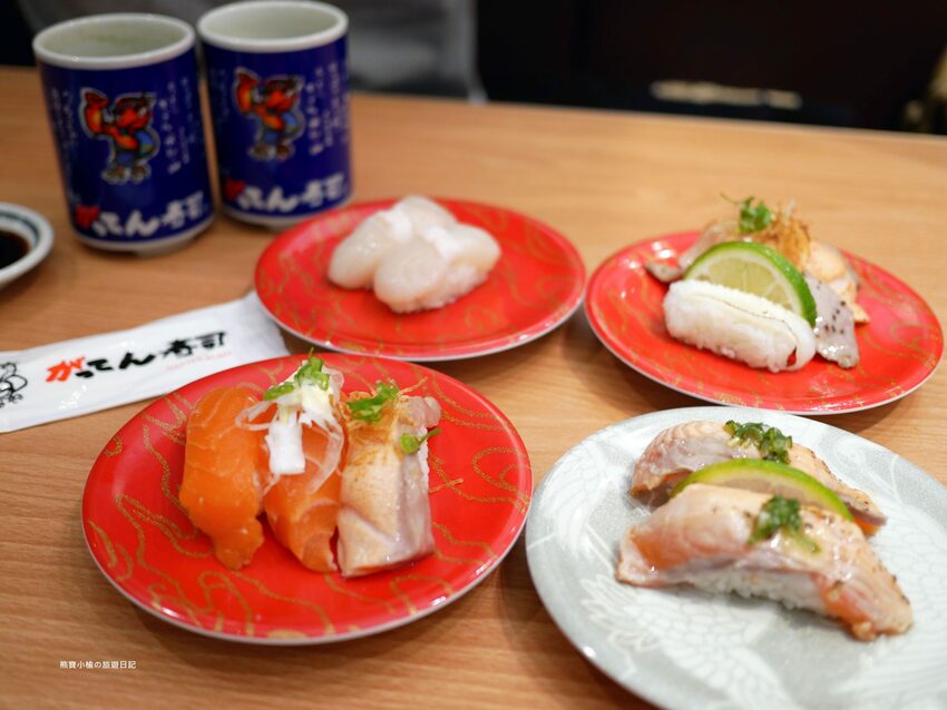【台中西屯區美食】 合點壽司がってん寿司,台中大遠百B2美食街,海寶捲超豐富澎派來店必吃!內文附詳細菜單價位介紹。 @熊寶小榆の旅遊日記
