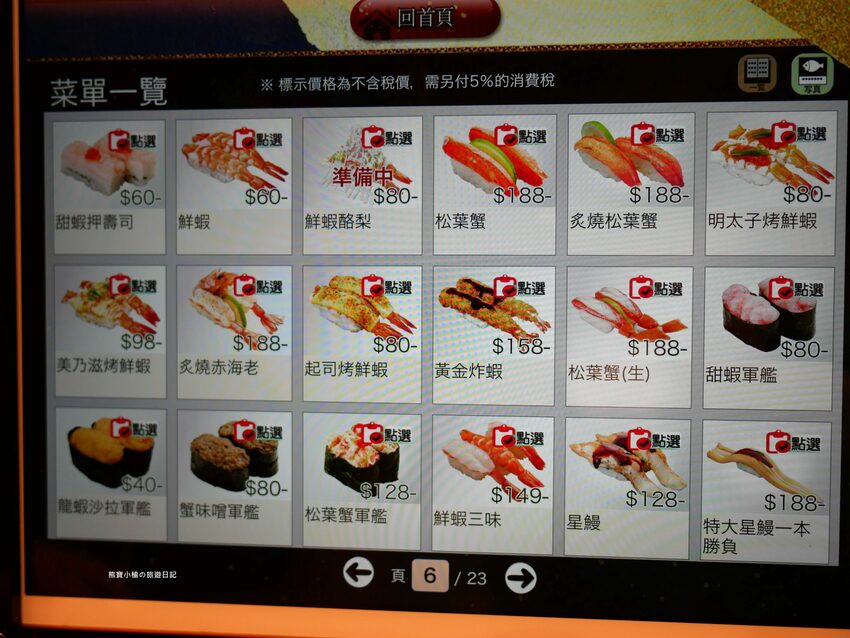 【台中西屯區美食】 合點壽司がってん寿司,台中大遠百B2美食街,海寶捲超豐富澎派來店必吃!內文附詳細菜單價位介紹。 @熊寶小榆の旅遊日記