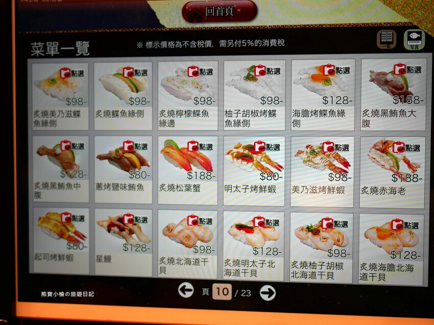 【台中西屯區美食】 合點壽司がってん寿司,台中大遠百B2美食街,海寶捲超豐富澎派來店必吃!內文附詳細菜單價位介紹。 @熊寶小榆の旅遊日記