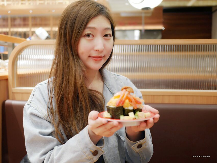 【台中西屯區美食】 合點壽司がってん寿司,台中大遠百B2美食街,海寶捲超豐富澎派來店必吃!內文附詳細菜單價位介紹。 @熊寶小榆の旅遊日記