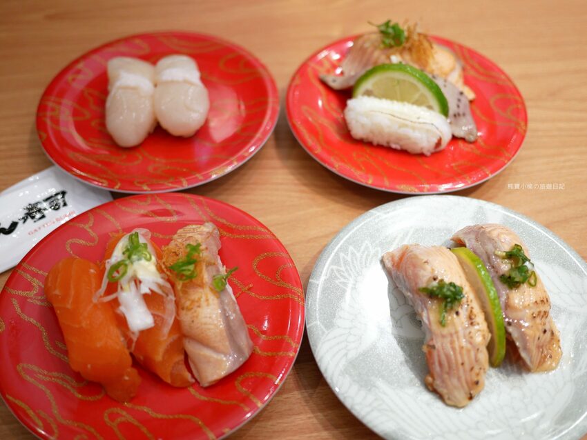 【台中西屯區美食】 合點壽司がってん寿司,台中大遠百B2美食街,海寶捲超豐富澎派來店必吃!內文附詳細菜單價位介紹。 @熊寶小榆の旅遊日記