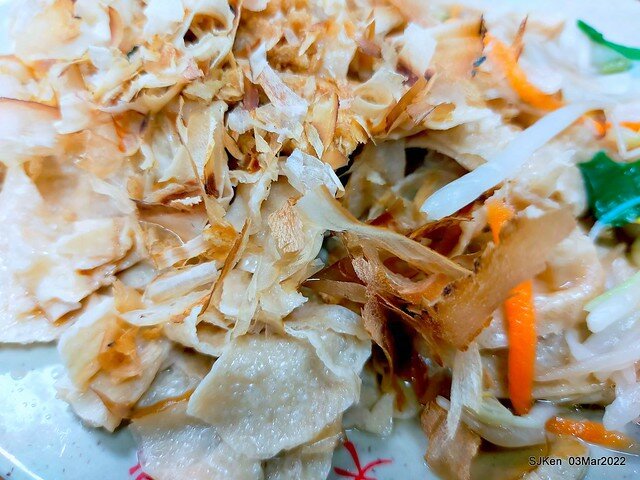 (北捷市政府站附近美食)「大鼎昌吉街豬血湯」忠孝永吉店(Pork blood soup, fish & peanuts, fried rice noodle store), SJKen, Taipei, Taiwan, Mar 3, 2022.