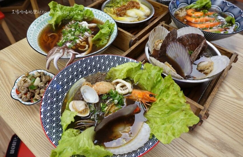 〖蒸愛炊〗旗津來的霸氣海鮮！打卡名菜“扇貝花”、20公分海大蝦、新推出“整尾大花枝 - 艾瑪▪ 享受吃喝玩樂札記