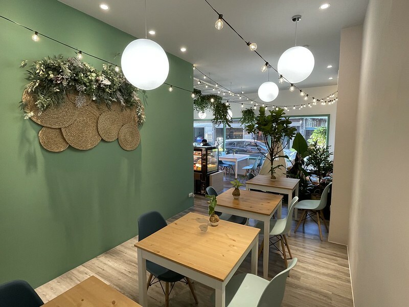 【台灣，桃園市，中壢區】莒光公園旁的森林系咖啡館/甜點店~森凝 MORI 甜點輕食。(中壢咖啡館/中壢甜點店）