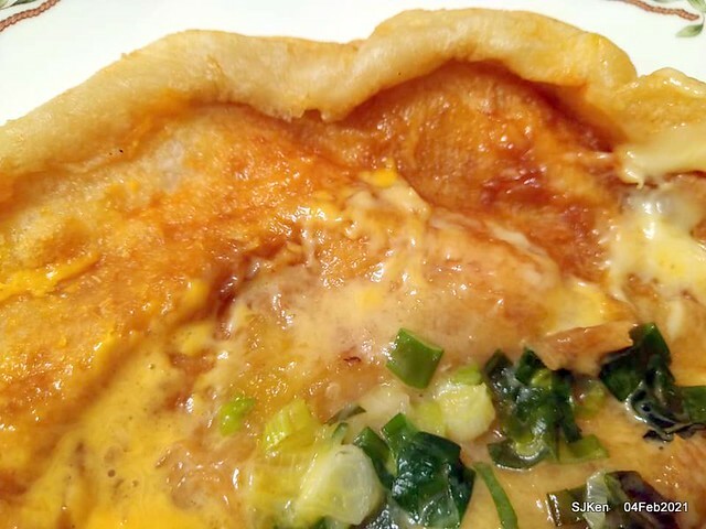 「北投三星蔥油餅」(Beitou Scallion pancakes booth),Taipei, Taiwan, Feb 4, 2021