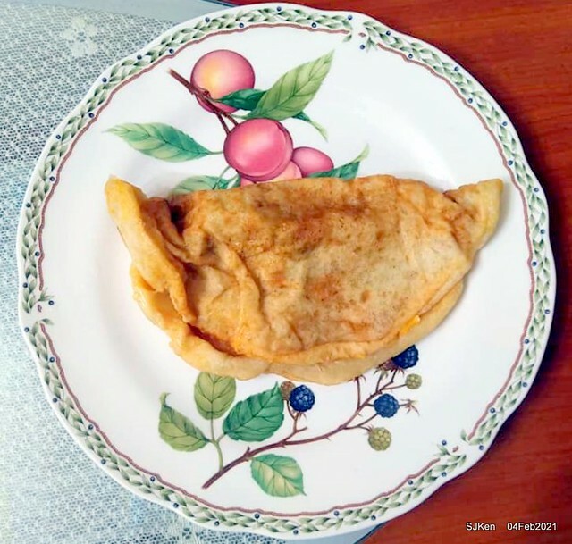 「北投三星蔥油餅」(Beitou Scallion pancakes booth),Taipei, Taiwan, Feb 4, 2021