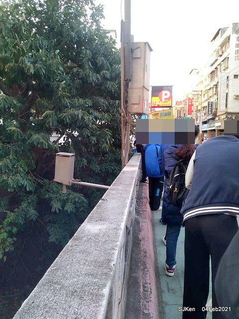 「北投三星蔥油餅」(Beitou Scallion pancakes booth),Taipei, Taiwan, Feb 4, 2021