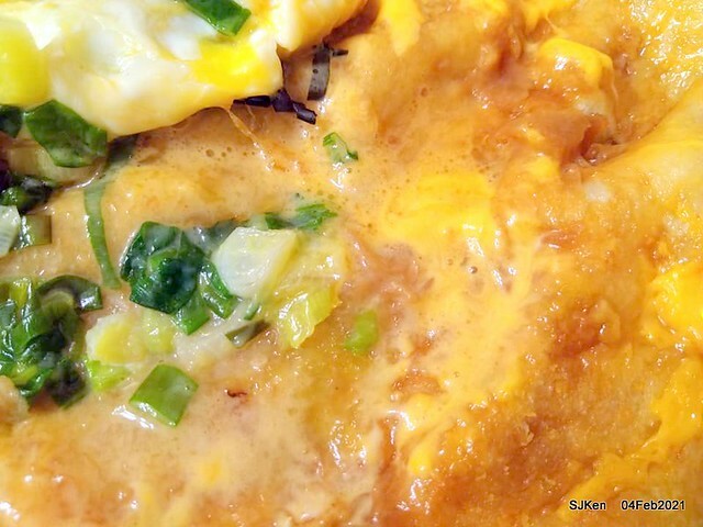 「北投三星蔥油餅」(Beitou Scallion pancakes booth),Taipei, Taiwan, Feb 4, 2021