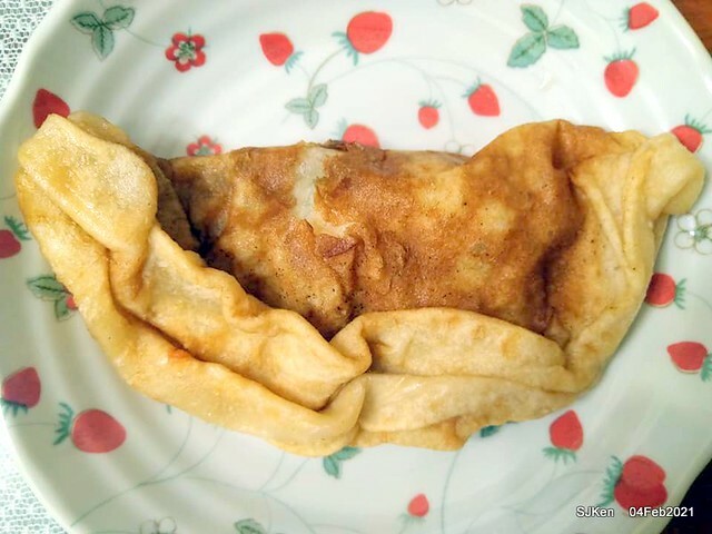 「北投三星蔥油餅」(Beitou Scallion pancakes booth),Taipei, Taiwan, Feb 4, 2021