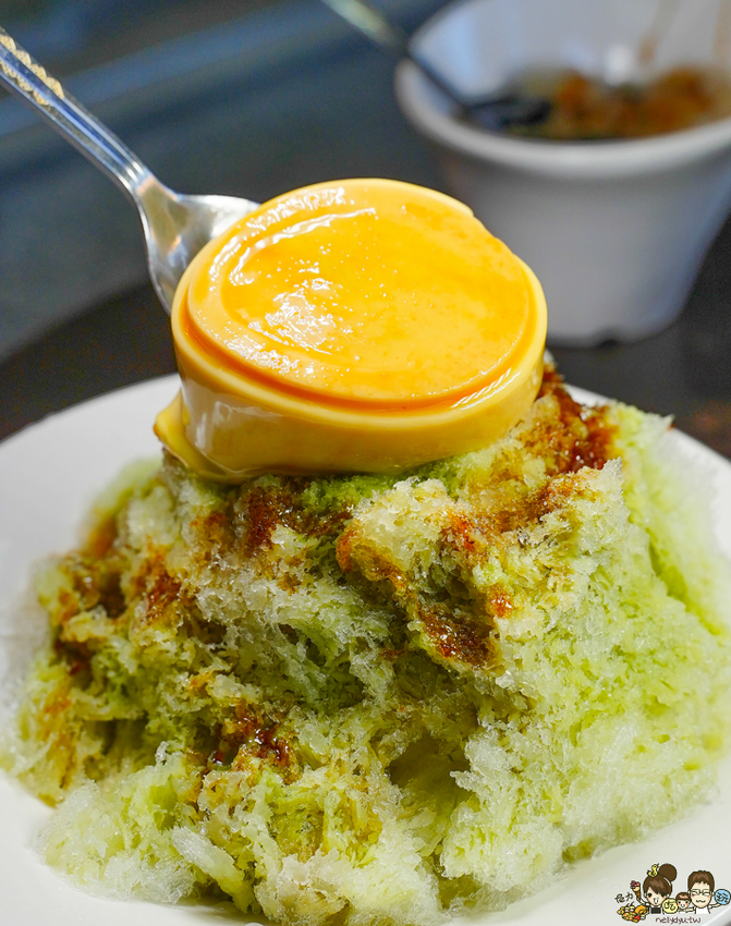 高雄美食剉冰必訪 Q陳古早味黑砂糖剉冰（秘製布丁專售店），濃稠黑糖+奶香手工布丁+綿密剉冰=夏日必吃消暑聖品 - 跟著尼力吃喝玩樂＆親子生活
