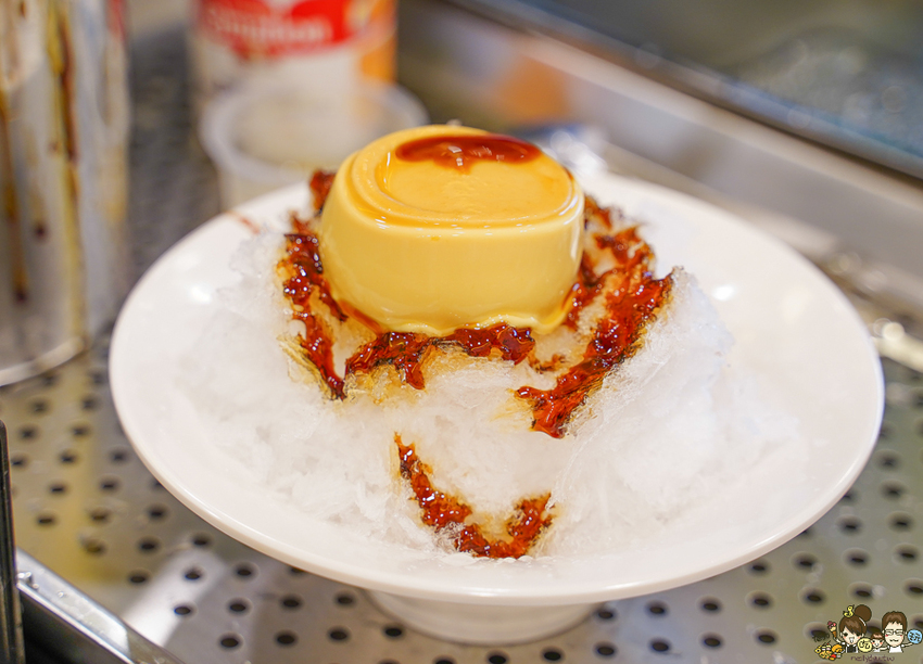 高雄美食剉冰必訪 Q陳古早味黑砂糖剉冰（秘製布丁專售店），濃稠黑糖+奶香手工布丁+綿密剉冰=夏日必吃消暑聖品 - 跟著尼力吃喝玩樂＆親子生活