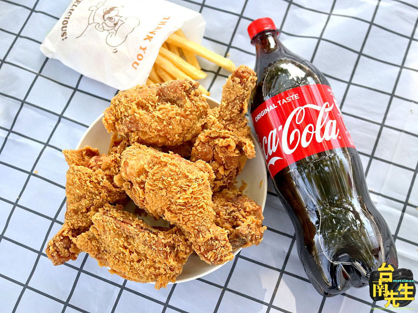 台南美式炸雞／嚴選食材獨家醃料現點現炸／中西合併一次滿足／公司行號下午茶首選／價格親民份量實在CP值高