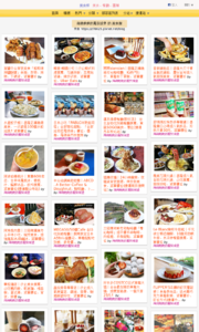 海綿飽飽的鳳梨城堡的美食牆