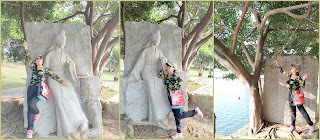 桃園景點-龍潭觀光大池(龍潭湖) -南天宮、觀光吊橋、環湖步道-戲水健身休閒的好去處