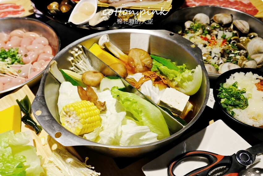 台中海鮮火鍋推薦|菁饌涮涮鍋活龍蝦套餐真正鮮到爆！吃過就回不去了～ - 棉花糖的天空