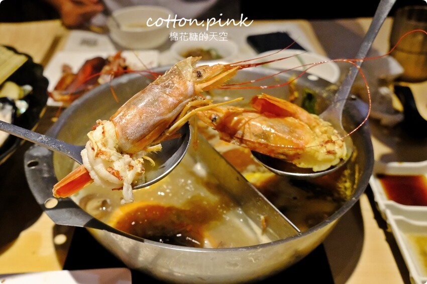 台中海鮮火鍋推薦|菁饌涮涮鍋活龍蝦套餐真正鮮到爆！吃過就回不去了～ - 棉花糖的天空