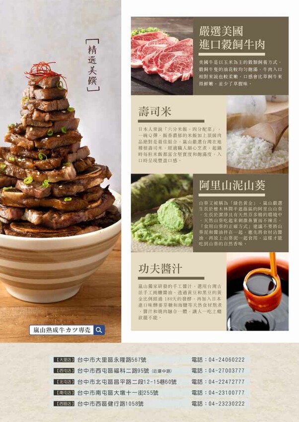 【台中美食】嵐山熟成牛かつ專売 | 超人氣嵐山熟成炸牛排,肉食控的天堂