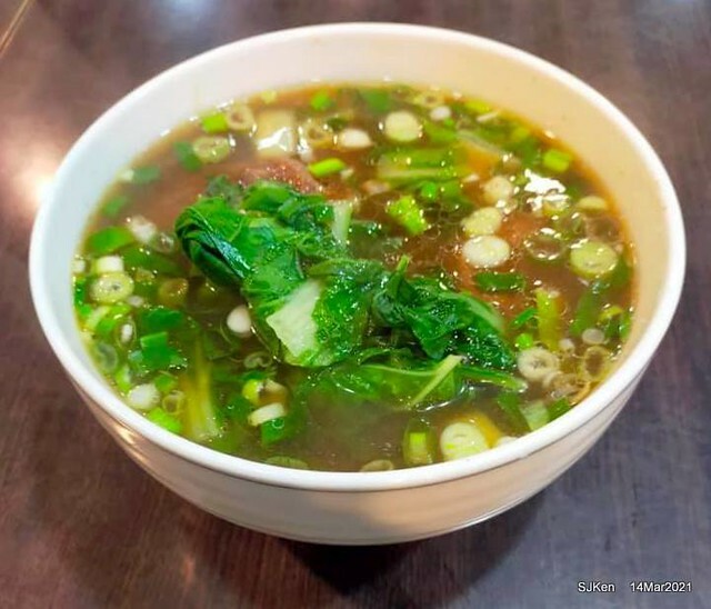 「牛味牛肉麵」(Beef nooldes store), Taipei, Taiwan, Mar 14, 2021.