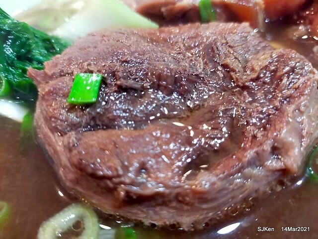 「牛味牛肉麵」(Beef nooldes store), Taipei, Taiwan, Mar 14, 2021.