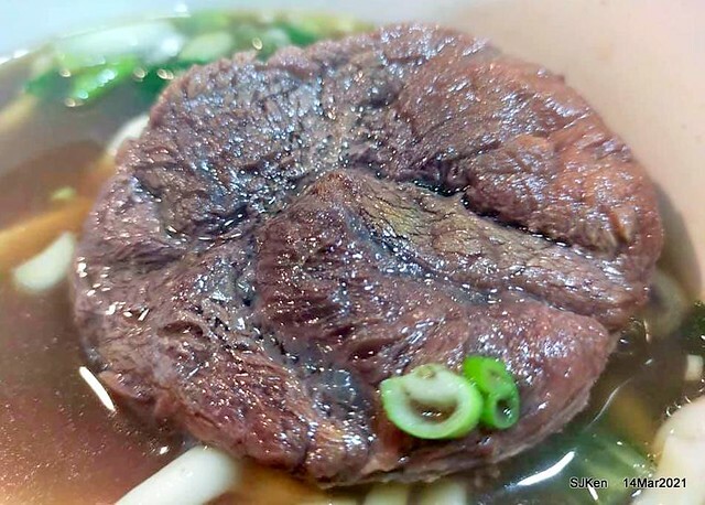 「牛味牛肉麵」(Beef nooldes store), Taipei, Taiwan, Mar 14, 2021.