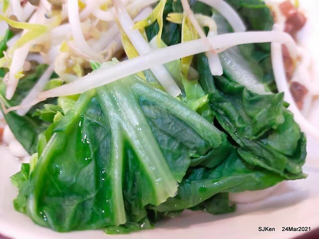Fried noodle & Hot sour soup , 「牛味炸醬麵酸辣湯與小菜」， Taipei, Taiwan, SJKen, Mar 24,2021.
