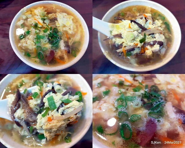 Fried noodle & Hot sour soup , 「牛味炸醬麵酸辣湯與小菜」， Taipei, Taiwan, SJKen, Mar 24,2021.