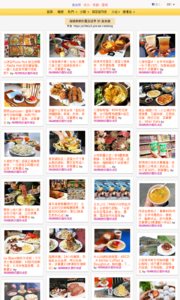 海綿飽飽的鳳梨城堡的美食牆