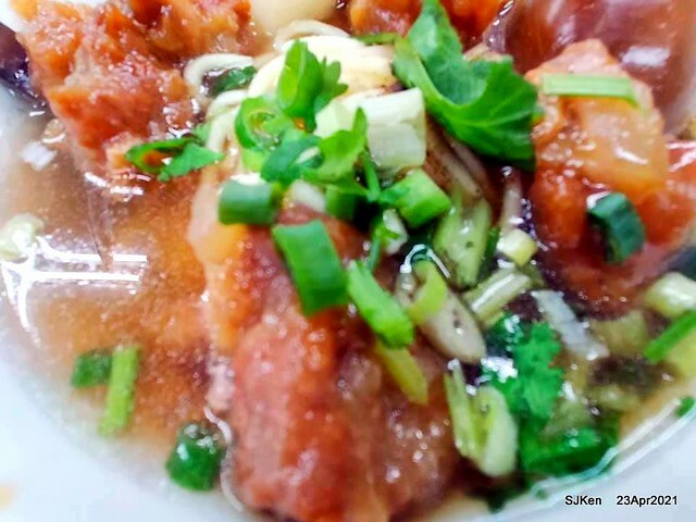 「西門町楊排骨酥麵」(Spare Ribs Noodle), Taipei, Taiwan, SJKen, Apr 23, 2021.