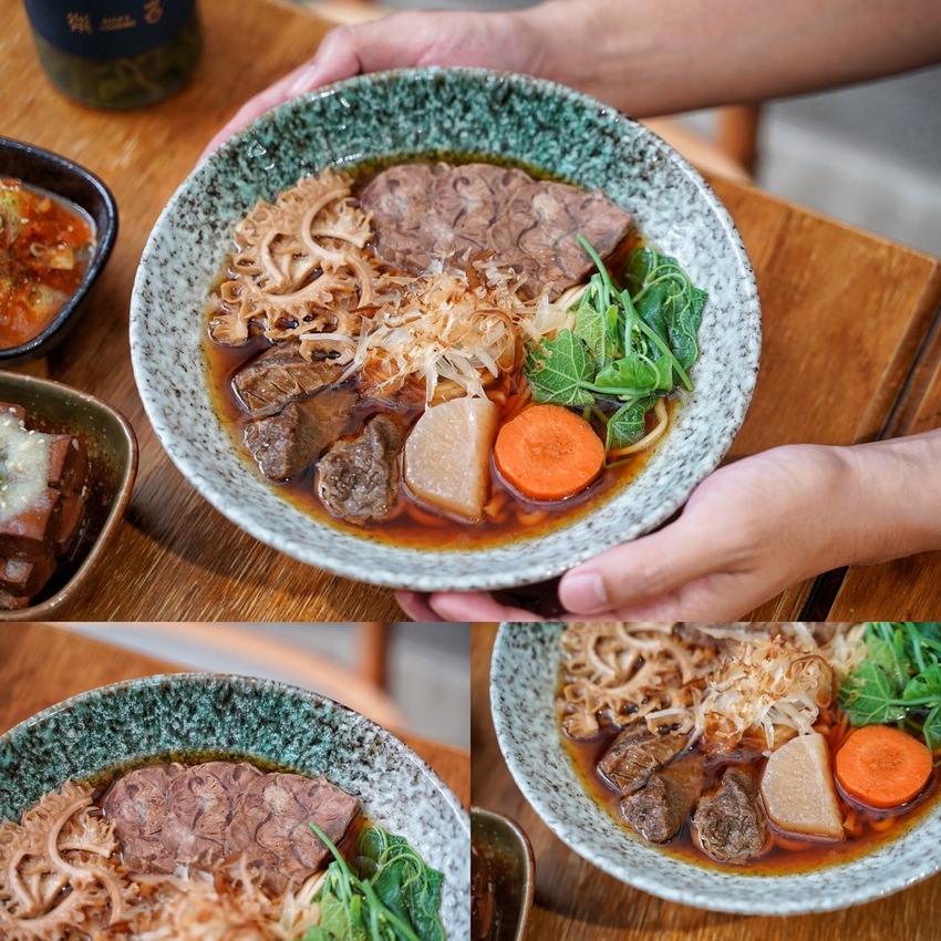 新竹特色老宅．麵食餐館推薦「樂客Rocks Cooking」，值得讓你一訪再訪的優質好店！必點三饗牛肉麵、招牌松露水餃、香蒜黑糖豆干～ - 阿華田的美食日記