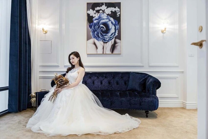 【臺南宴會】白色系歐式婚禮,可容納35桌的空間,適合宴會、會議及尾牙,活動包場也超合適~涵花庭會館 - 南人幫