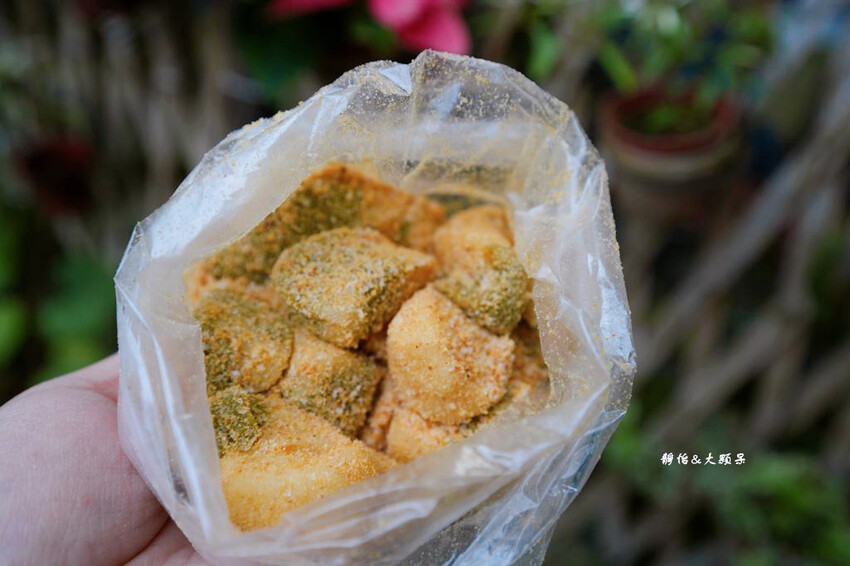 石碇老街美食 ，福寶飲食店、一粒粽、阿婆麻糬，吊腳樓、不見天