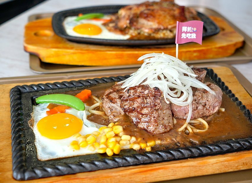 【彰化員林】王牪牛排.2D漫畫+軌道自動送餐的平價牛排店,好拍又好吃!