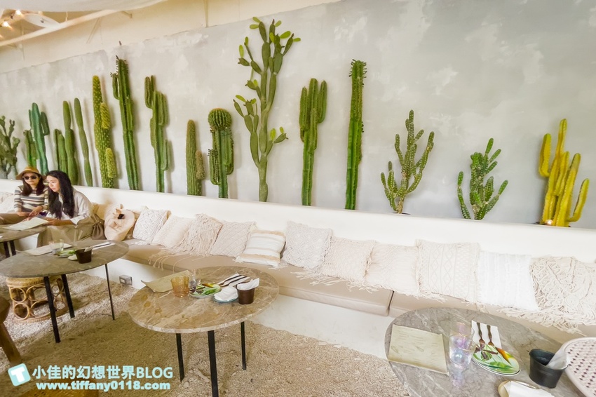 [台北美食]Gumgum Green Garden Good 101花園店/沙灘仙人掌峇里島風格直接搬進餐廳裡/台北網美餐廳推薦