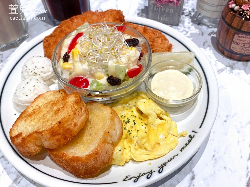 桃園美食|丄青初食 高CP平價早午餐 令人驚豔的美味 網美打卡推薦 - 萱兒Ann 玩樂生活