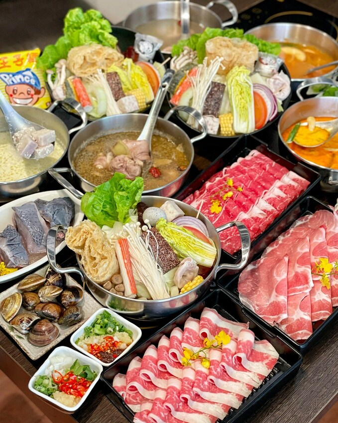 【彰化員林】平價個人鍋物推薦『神王鍋物料理』,套餐298元起,附餐、菜盤、自助吧飲料、明治冰淇淋皆為無限供應!超高CP值! - 阿華田的美食日記