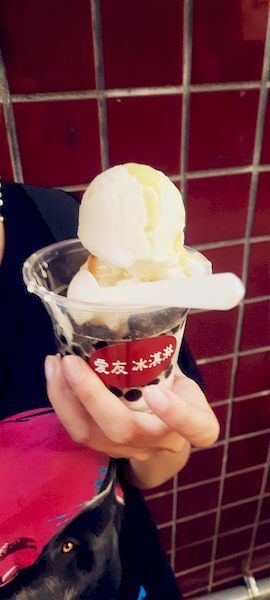 美食 ░  愛友冰淇淋手工製醇濃好喝的珍珠奶茶 bubble tea， 祖傳秘方已傳承三代的台南國華【友愛商圈】必吃-冰淇淋及袋裝古早味飲料