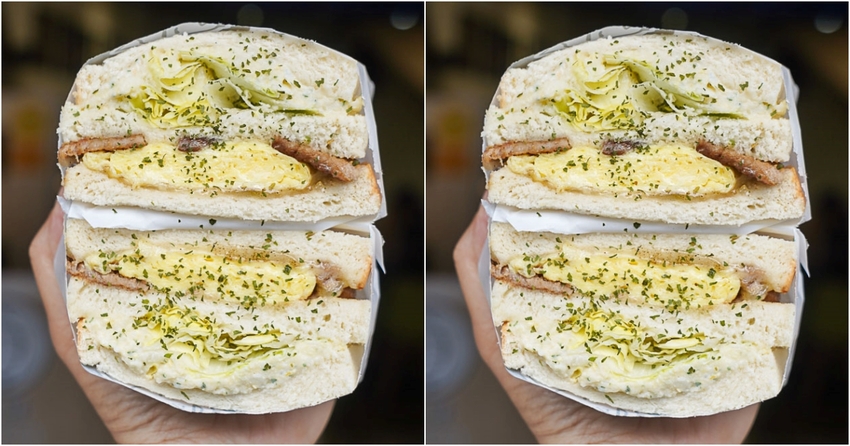 [花蓮早餐]Google評論1300多還有4.8顆星 張瑋烤肉蛋吐司 不烤的柔軟吐司加碳烤燒肉 你吃過嗎