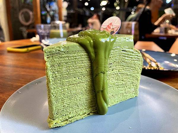 eat enjoy意享美式餐廳:特濃宇治抹茶千層蛋糕