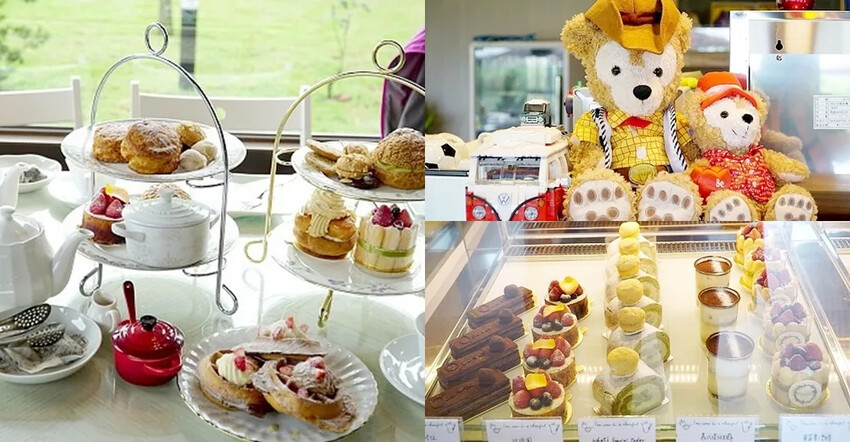 宜蘭縣冬山鄉Camellia 法式甜點/義式咖啡》隱身山裡的咖啡館，必吃雙人甜點套餐，有可愛的Duffy作伴