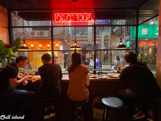 【台北 |捷運中山站】 小紐約披薩Little New York中山店，超道地美式Pizza