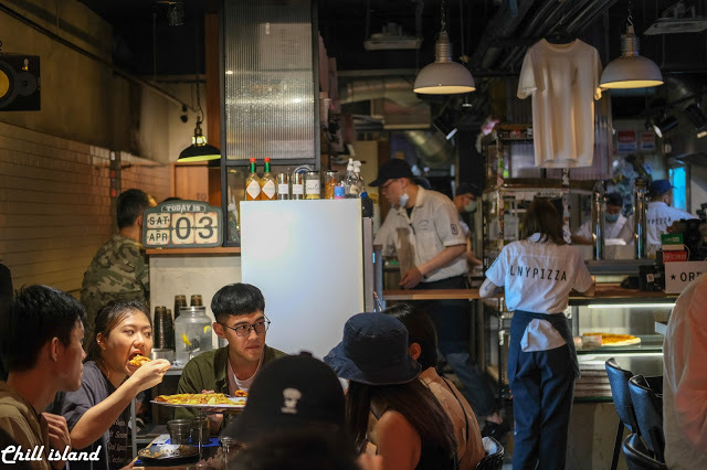 【台北 |捷運中山站】 小紐約披薩Little New York中山店，超道地美式Pizza