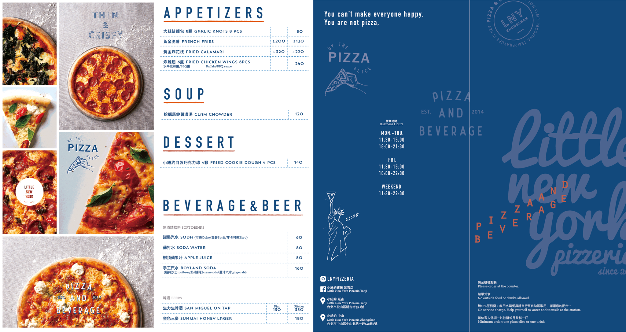 【台北 |捷運中山站】 小紐約披薩Little New York中山店，超道地美式Pizza