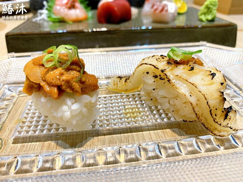 這間無菜單料理很厲害,8道精緻日本料理好吃有質感,紅蟳滿滿的蟹膏很威,當月壽星送生魚片蛋糕